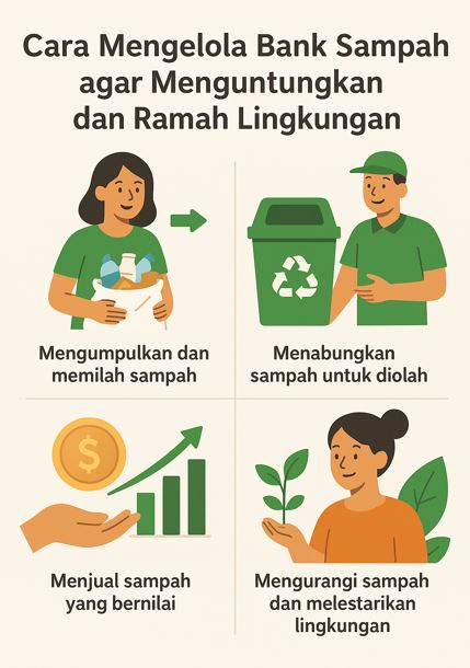 Cara Mengelola Bank Sampah agar Menguntungkan dan Ramah Lingkungan